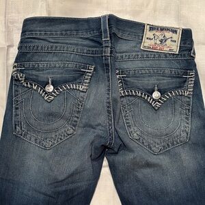 True Religion Men’s Denim Jeans with Stitch Detail